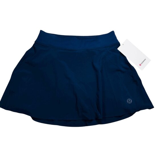 Lululemon Lightweight High Rise Tennis Skirt Navy 4